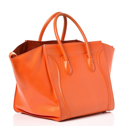 Celine Smooth Calfskin Medium Phantom Luggage Orange 3 of 13
