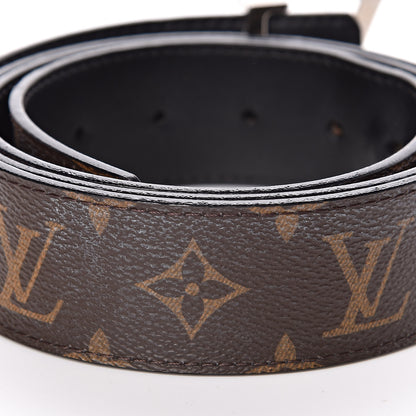 Louis Vuitton Calfskin Monogram 40mm LV Initiales Reversible Belt 110 44 Black 8 of 8