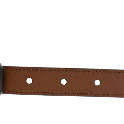 Gucci GG Supreme Monogram Equestrian Wide Belt 85 34 Brown Multicolor 4 of 5