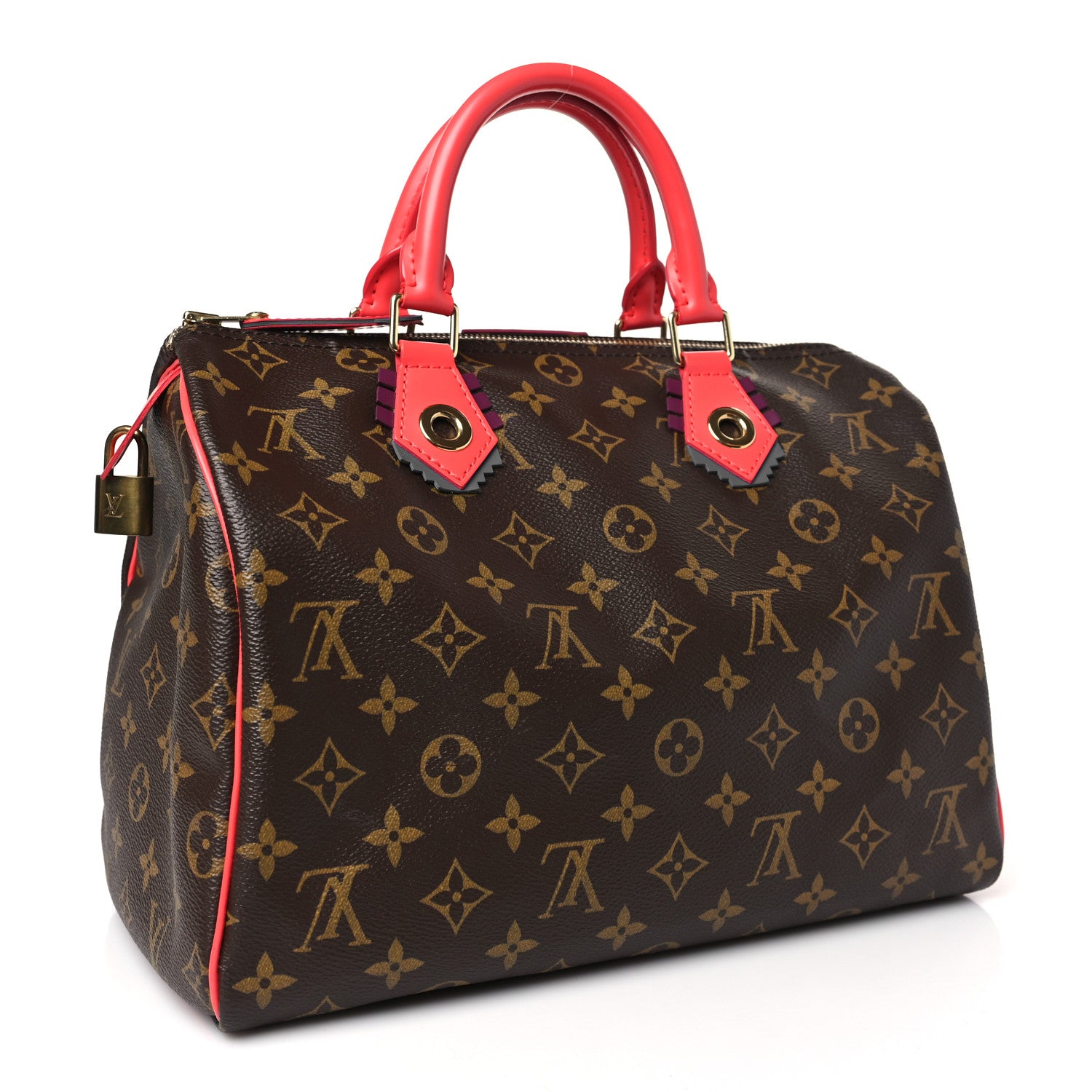 Louis Vuitton Monogram Totem Speedy 30 Flamingo 3 of 8