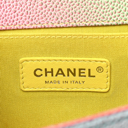 Chanel Caviar Quilted Medium Cuba Rainbow Boy Flap Multicolor 6 of 10