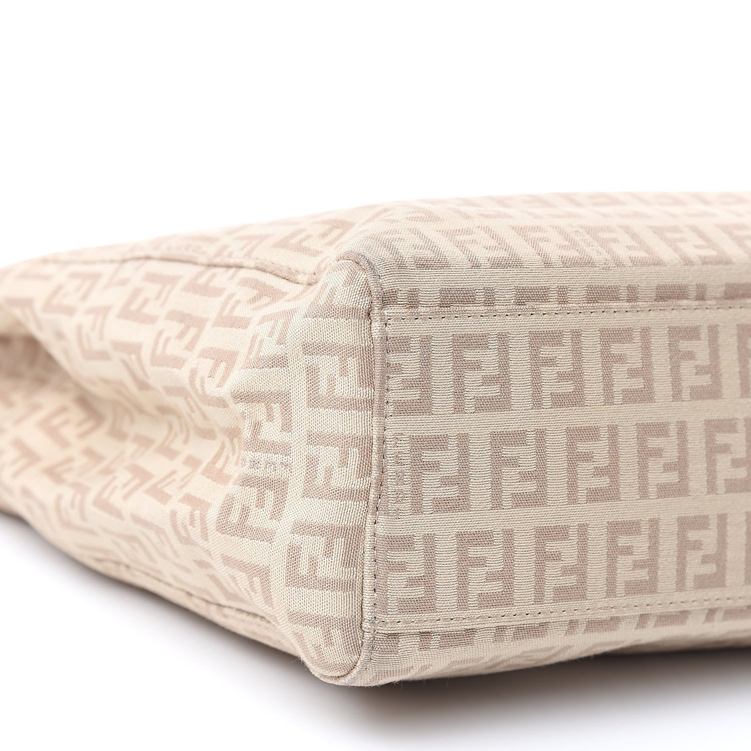 Fendi Zucchino Vitello Tote Beige Tortora 7 of 10