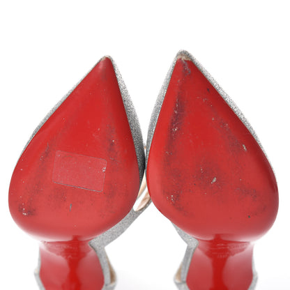 Christian Louboutin Glitter Rosas 85 Pumps 35.5 Silver 8 of 8