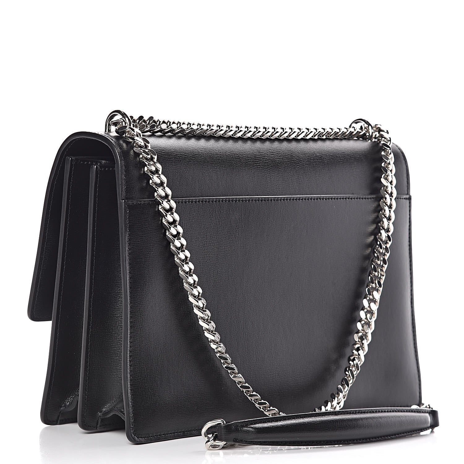 Saint Laurent Calfskin Large Monogram Sunset Black 3 of 11