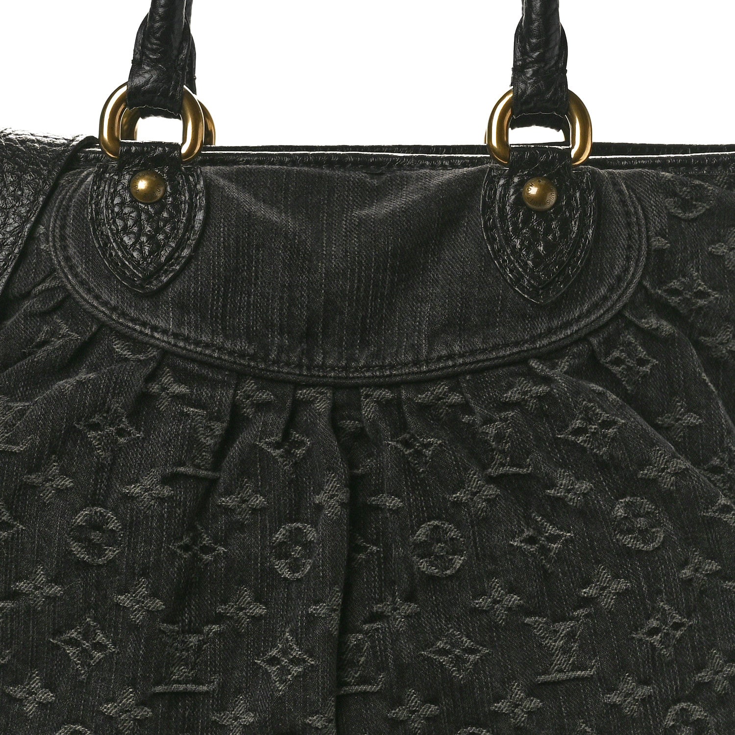 Louis Vuitton Denim Neo Cabby MM Black 7 of 10