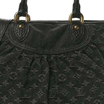 Louis Vuitton Denim Neo Cabby MM Black 7 of 10