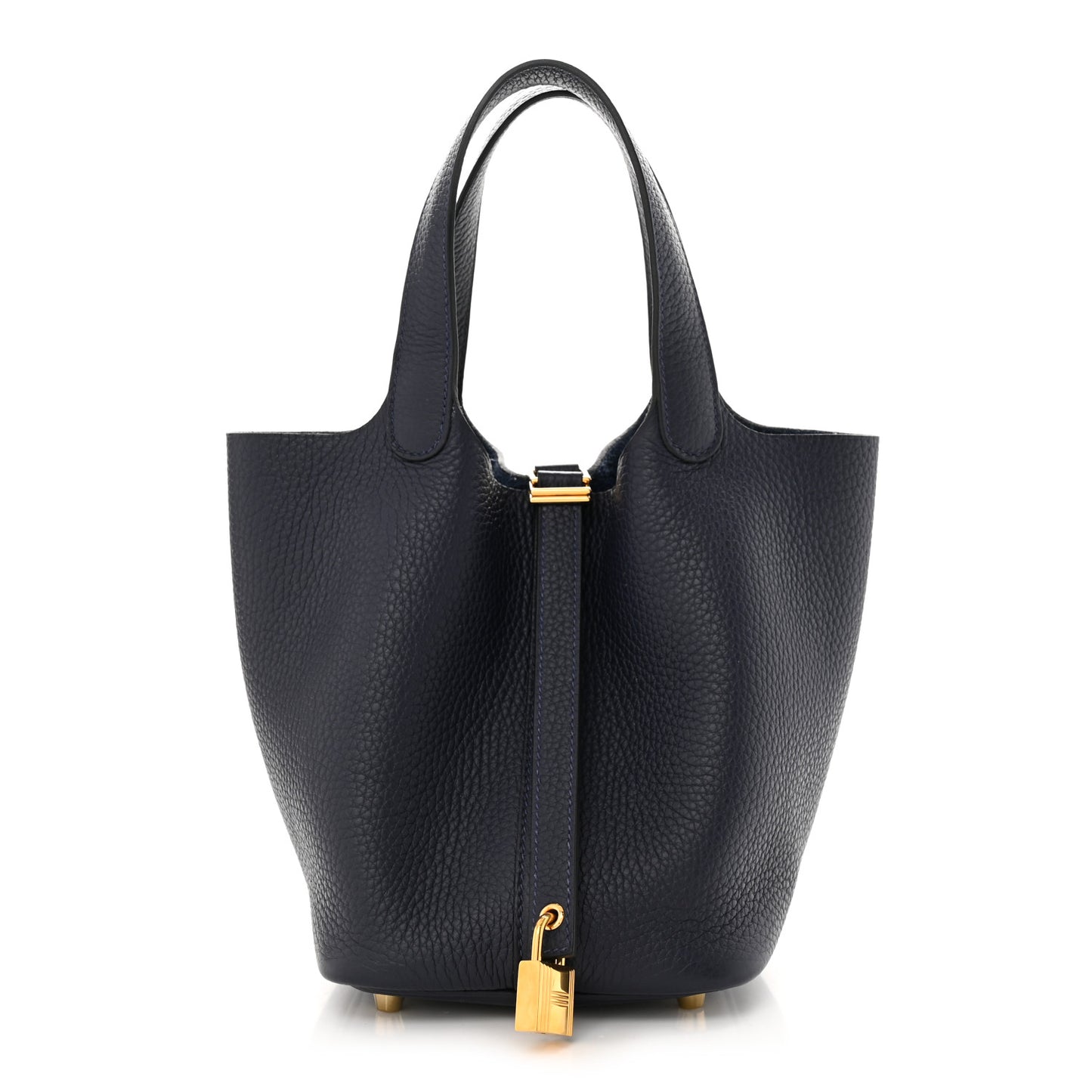 Taurillon Clemence Picotin Lock 18 PM Bleu Nuit