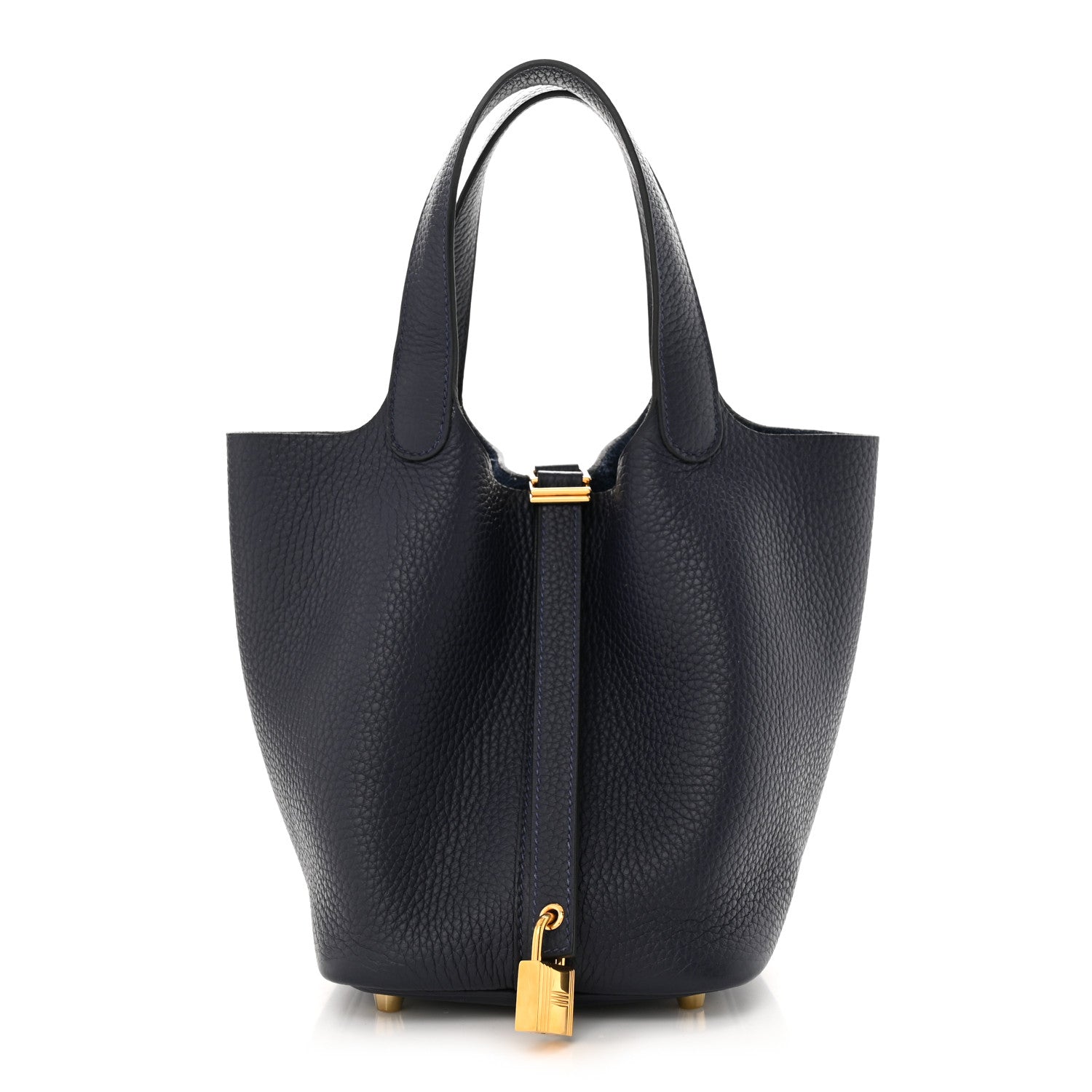 Hermes Taurillon Clemence Picotin Lock 18 PM Bleu Nuit 1 of 11