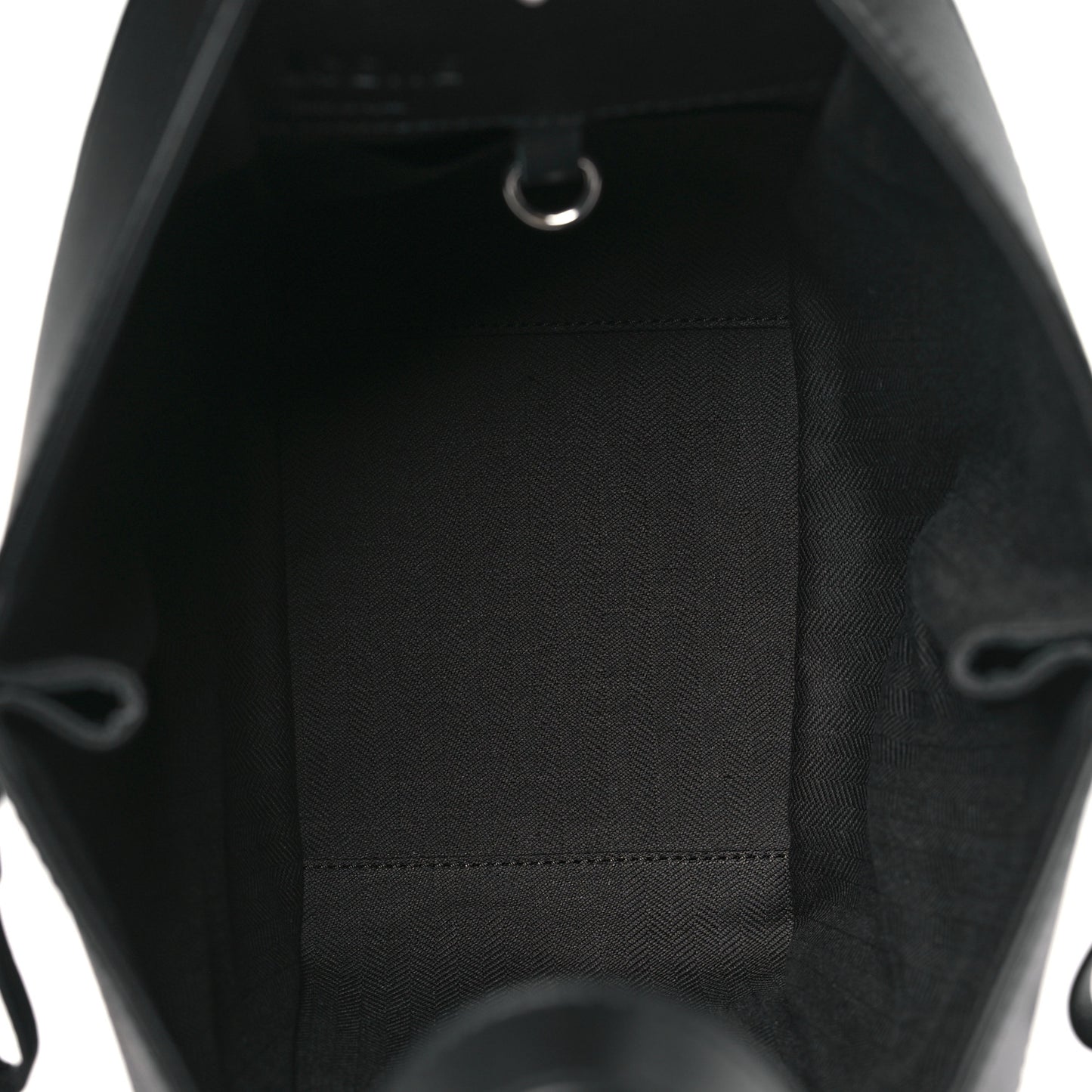 Soft Grained Calfskin Compact Hammock Shoulder Bag Black
