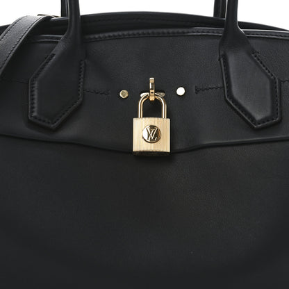 Louis Vuitton Calfskin City Steamer Soft MM Black 8 of 10