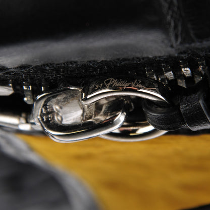 3.1 Phillip Lim 3.1 Calf Hair Calfskin Crocodile Embossed Mini Pashli Satchel Antique Grey Olive 11 of 12