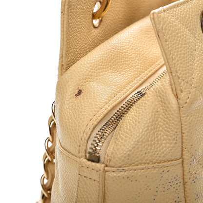 Chanel Caviar Quilted Petit Timeless Tote PTT Beige 12 of 16