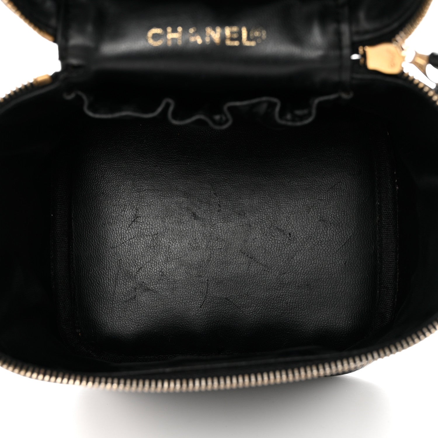 Chanel Caviar Vanity Cosmetic Case Black 5 of 13