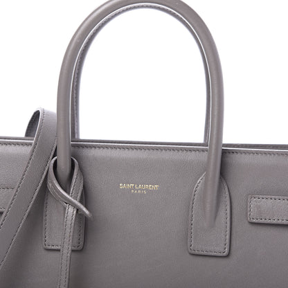 Saint Laurent Calfskin Baby Sac de Jour Fog 11 of 11