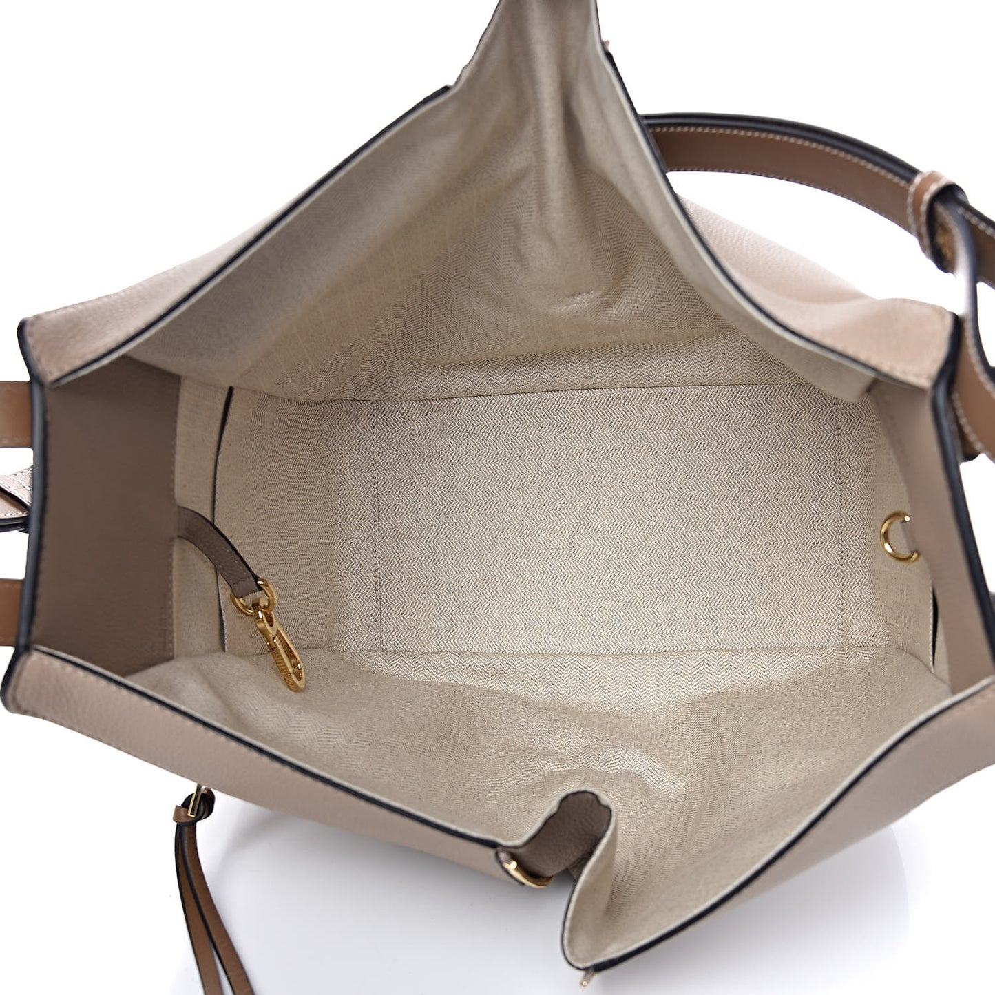 Calfskin Small Hammock Shoulder Bag Sand Mink