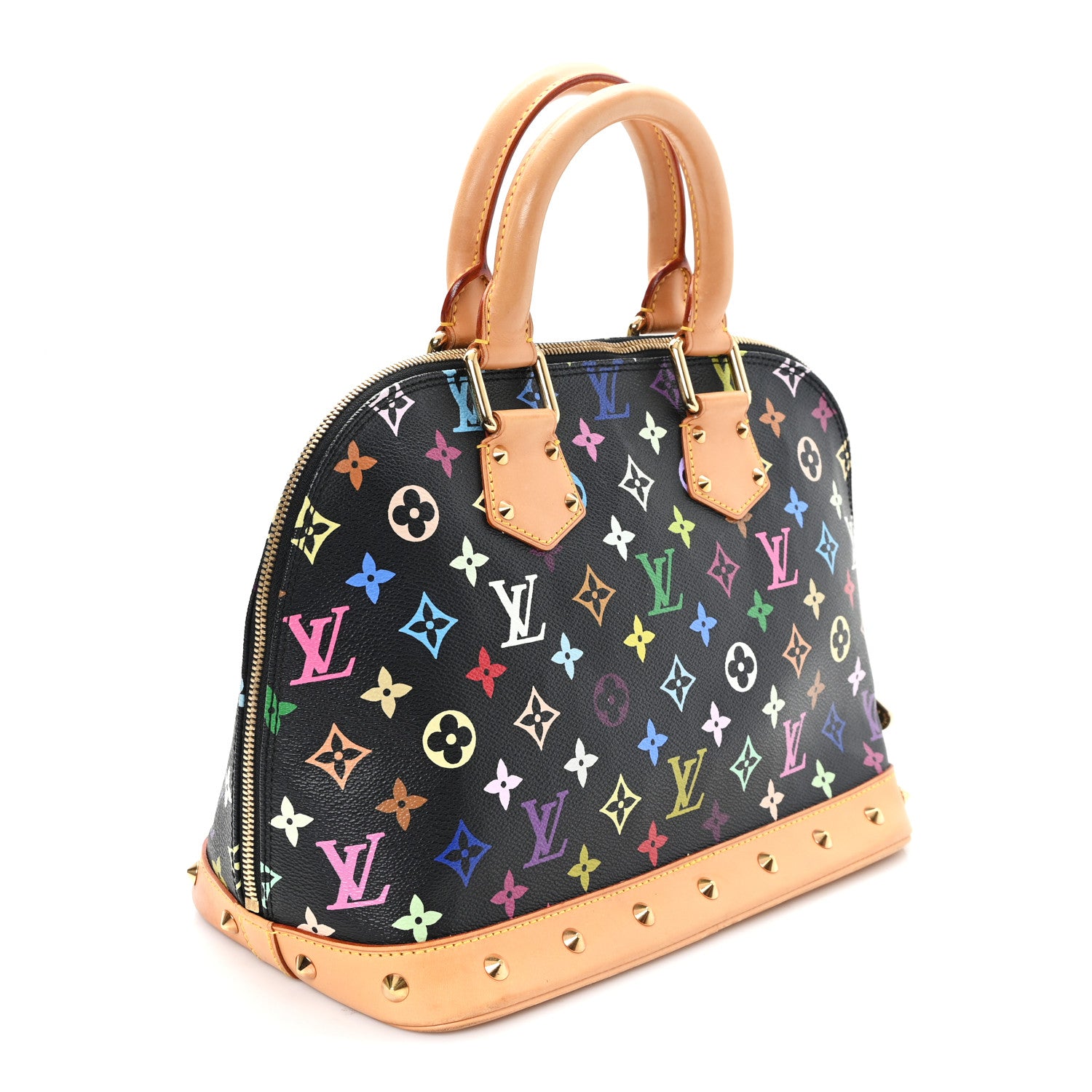 Louis Vuitton Monogram Multicolor Alma Black 3 of 11