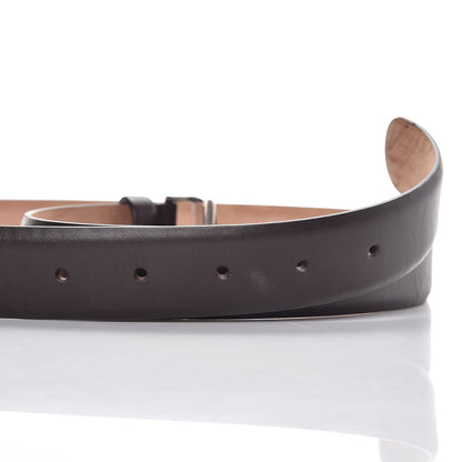 Gucci Mens Calfskin Selleria Belt 100 40 Cocoa 5 of 6