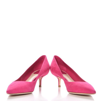 Christian Dior Suede Cherie Pointy Toe 50mm Pumps 38 Fuchsia 5 of 11
