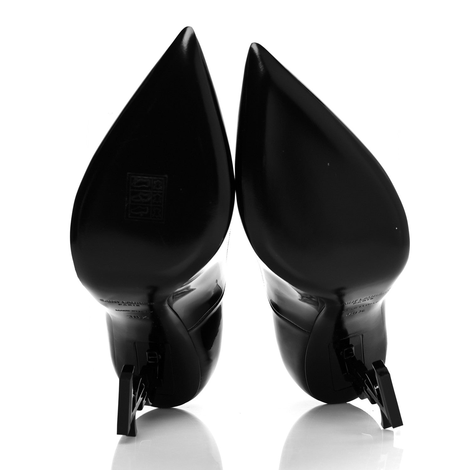 Saint Laurent Patent Opyum 110 Pumps 38.5 Black 5 of 10