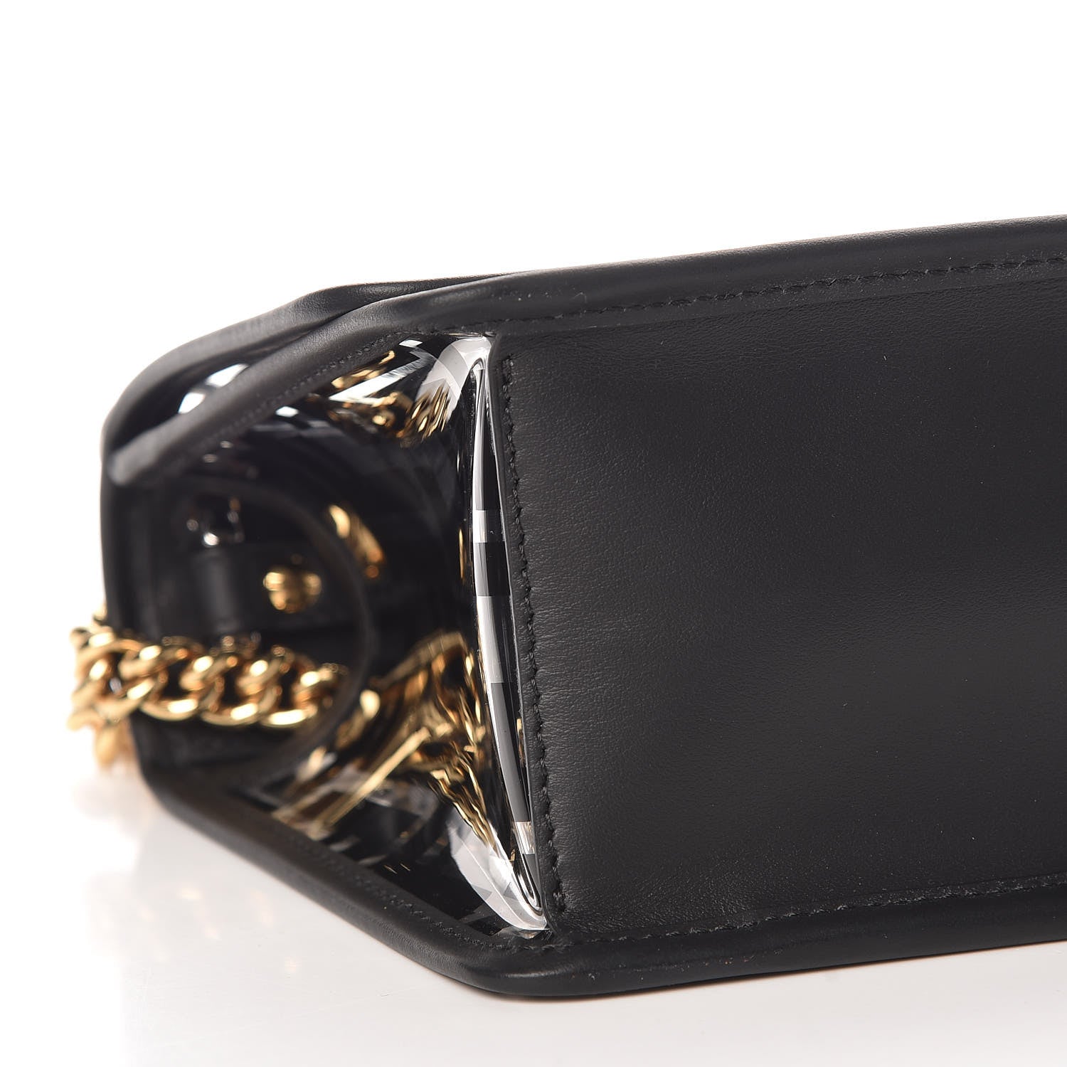 Fendi TPU FF Vitello Century F is Fendi Small Kan I Shoulder Bag Black 8 of 9