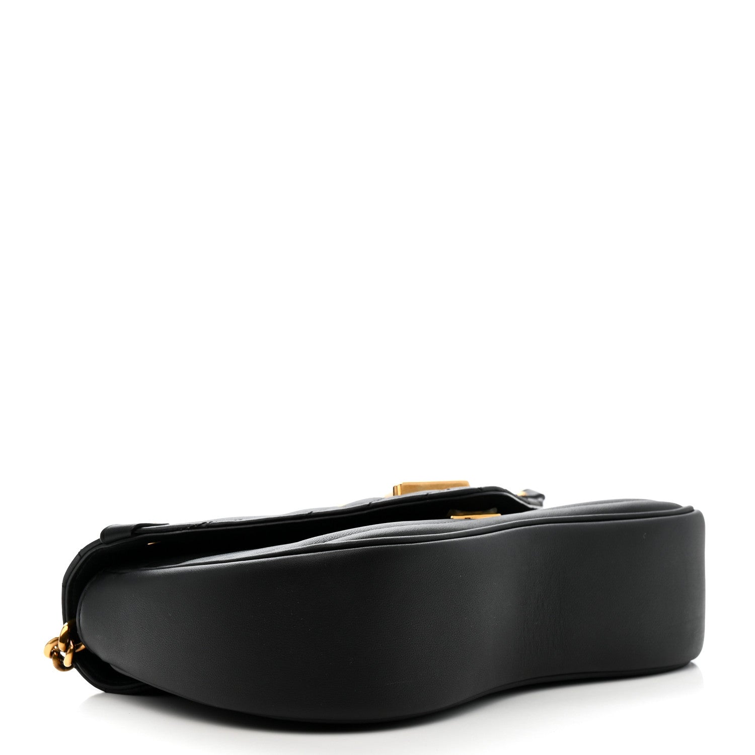 Louis Vuitton Calfskin New Wave Chain MM Black 4 of 11