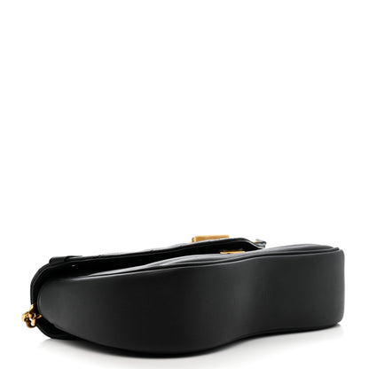 Louis Vuitton Calfskin New Wave Chain MM Black 4 of 11