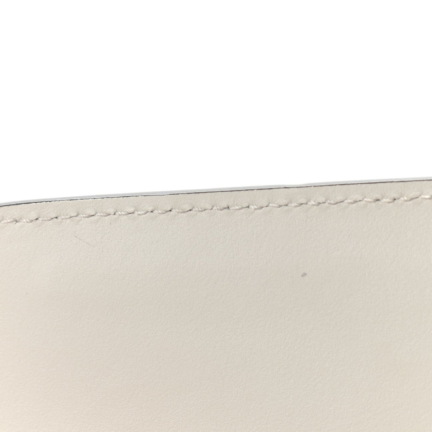 Grained Calfskin Small Zumi Shoulder Bag Mystic White