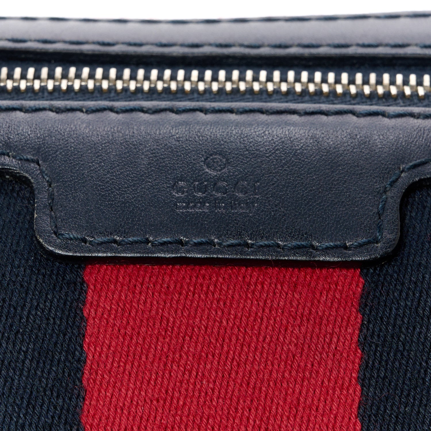 Gucci Monogram Selleria Calfskin Vintage Web Medium Boston Beige Blue 10 of 21