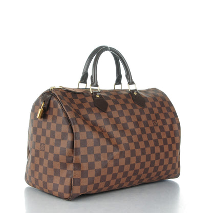 Louis Vuitton Damier Ebene Speedy 35 3 of 9