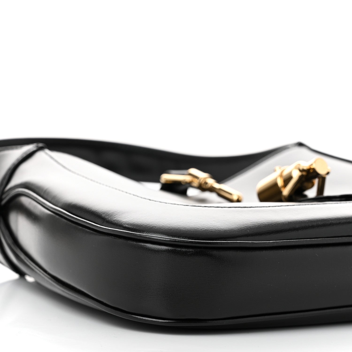 Gucci Boarded Dyana Lux Calfskin Small Jackie 1961 Hobo Black 9 of 10