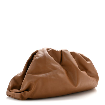 Bottega Veneta Smooth Butter Calf The Pouch Oversized Clutch Cammello 3 of 11