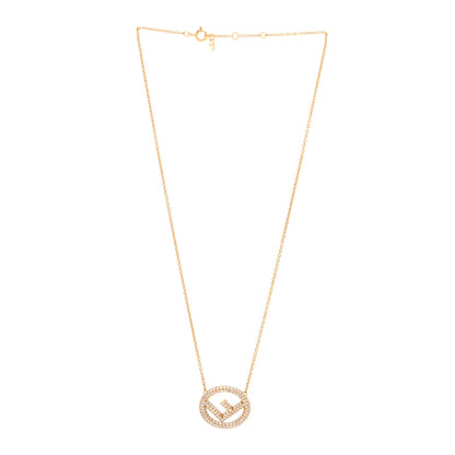 Fendi Brass Crystal F is Fendi Necklace Gold 3 of 5