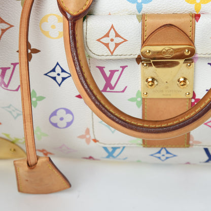 Louis Vuitton Monogram Multicolor Speedy 30 White 14 of 16