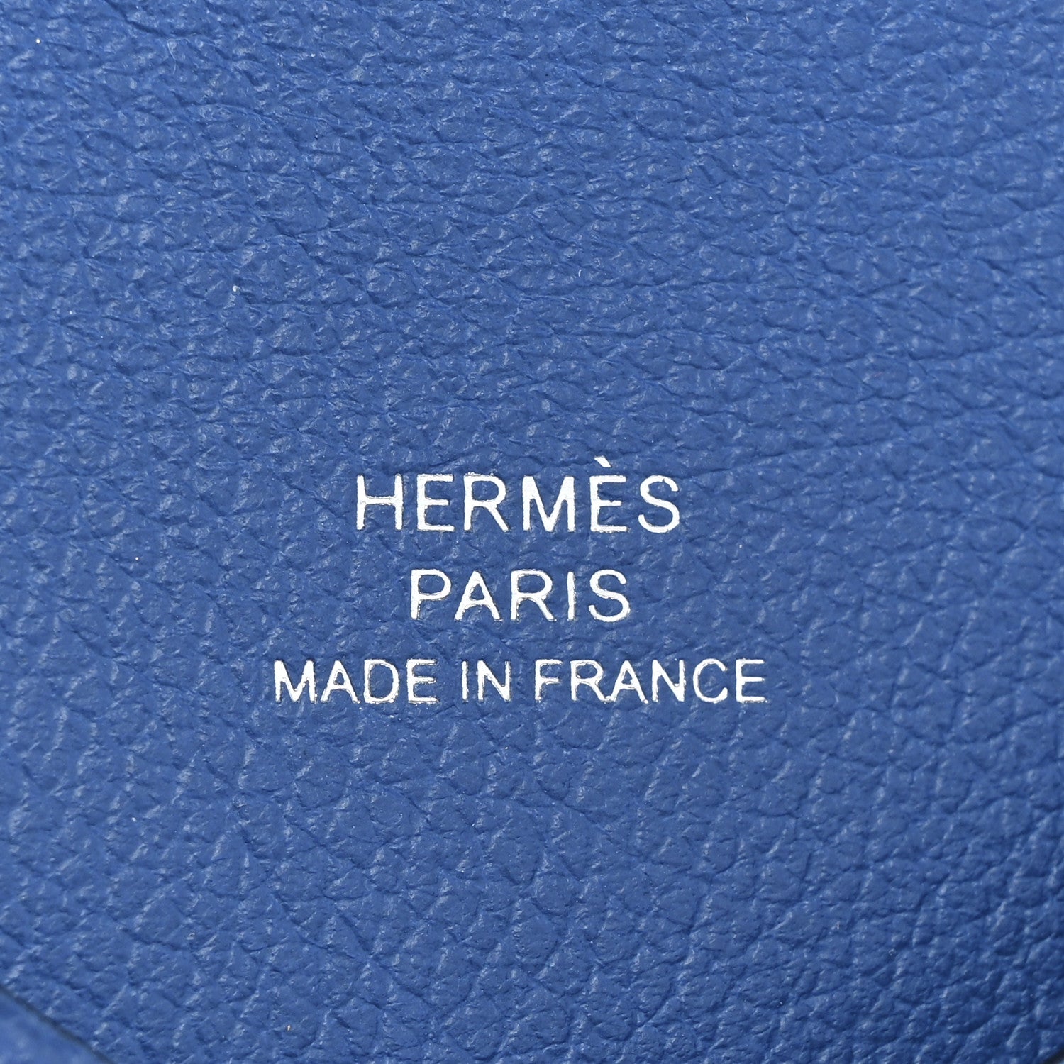 Hermes Evercolor Calvi Card Case Bleu France 7 of 10