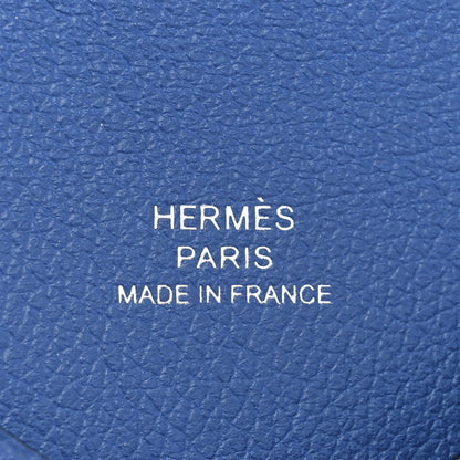 Hermes Evercolor Calvi Card Case Bleu France 7 of 10