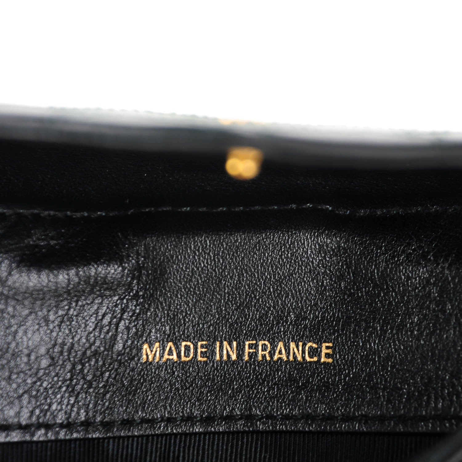 Chanel Lambskin Diamond Stitched Long Flap Wallet Black 8 of 8