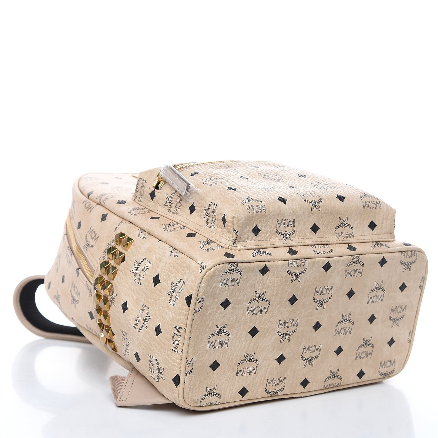 Visetos Small Side Stud Stark Backpack Beige