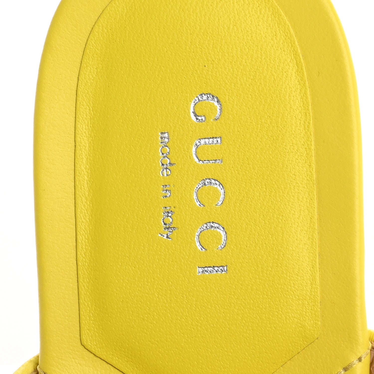 Gucci Nappa Charlotte Double G Marmont Thong Sandals 37.5 Acid Lime 7 of 10