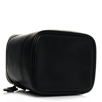 Chanel Caviar Vanity Cosmetic Case Black 4 of 13