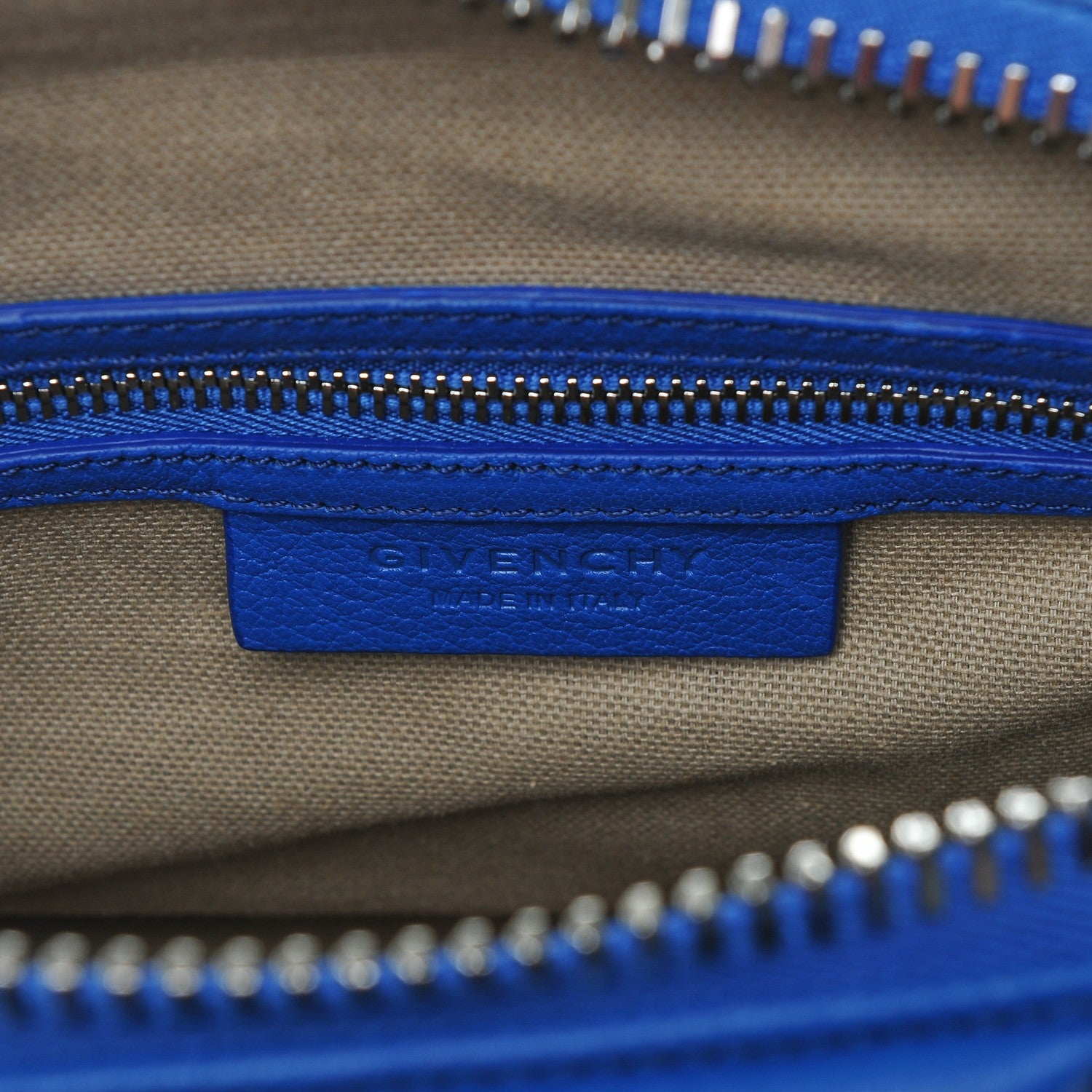 Givenchy Sugar Goatskin Mini Antigona Indigo Blue 6 of 6