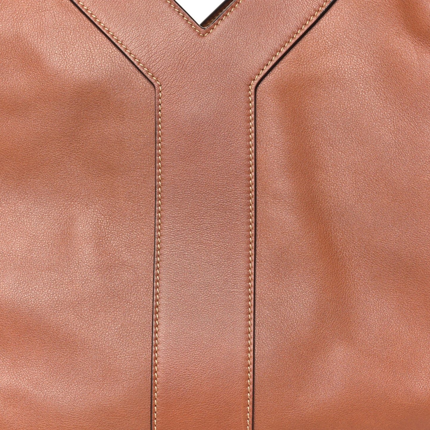 Calfskin Y Tote Brick