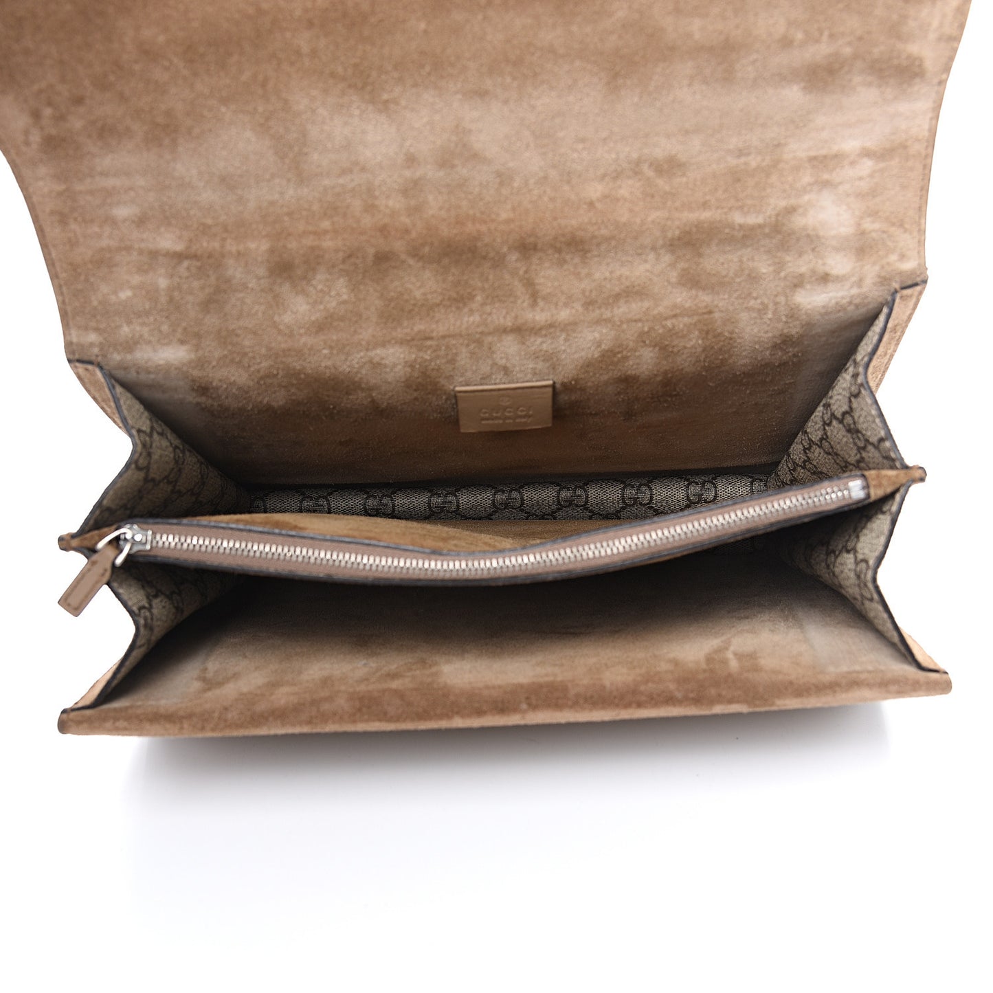 GG Supreme Monogram Medium Dionysus Shoulder Bag Taupe