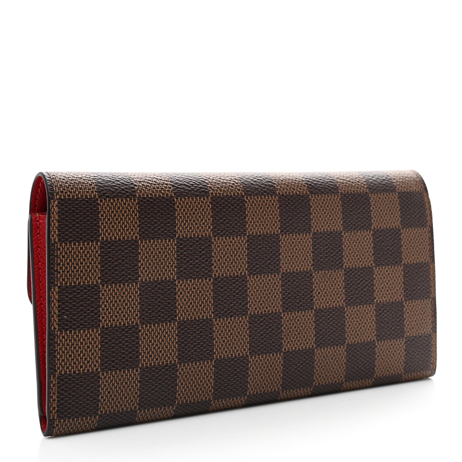 Louis Vuitton Damier Ebene Emilie Wallet Red 3 of 6
