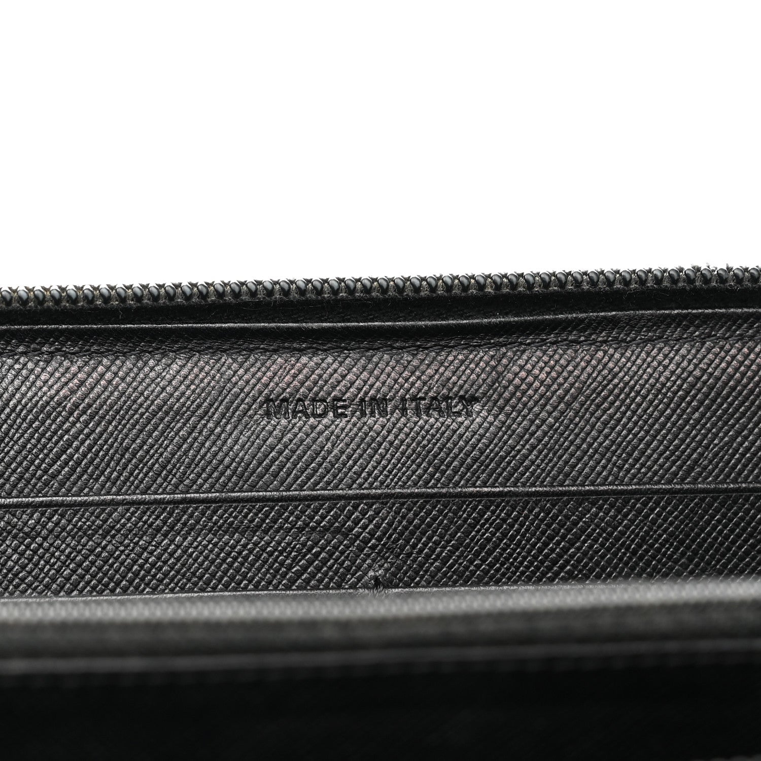 Prada Tessuto Nylon Zip Around Wallet Black 7 of 9