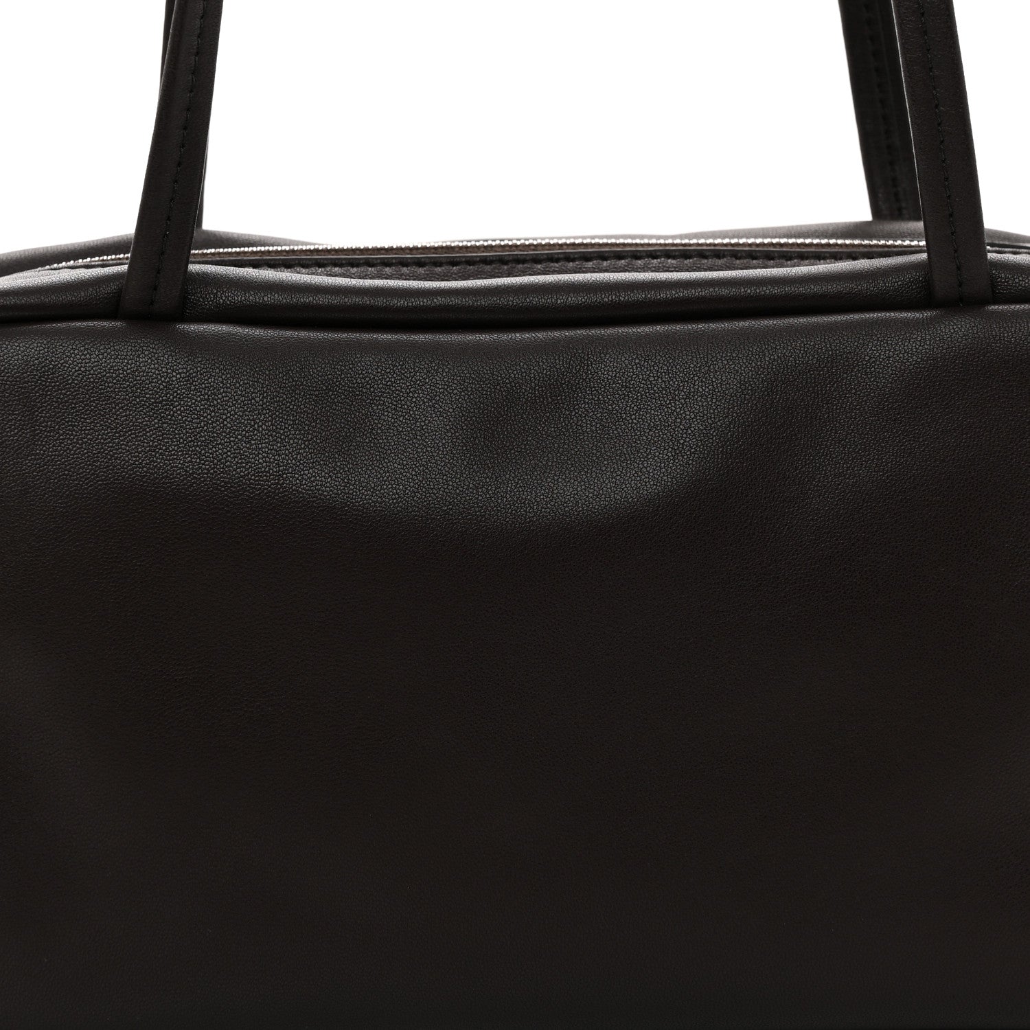 The Row Nappa Astra Bowling Bag Dark Brown Ans 7 of 9