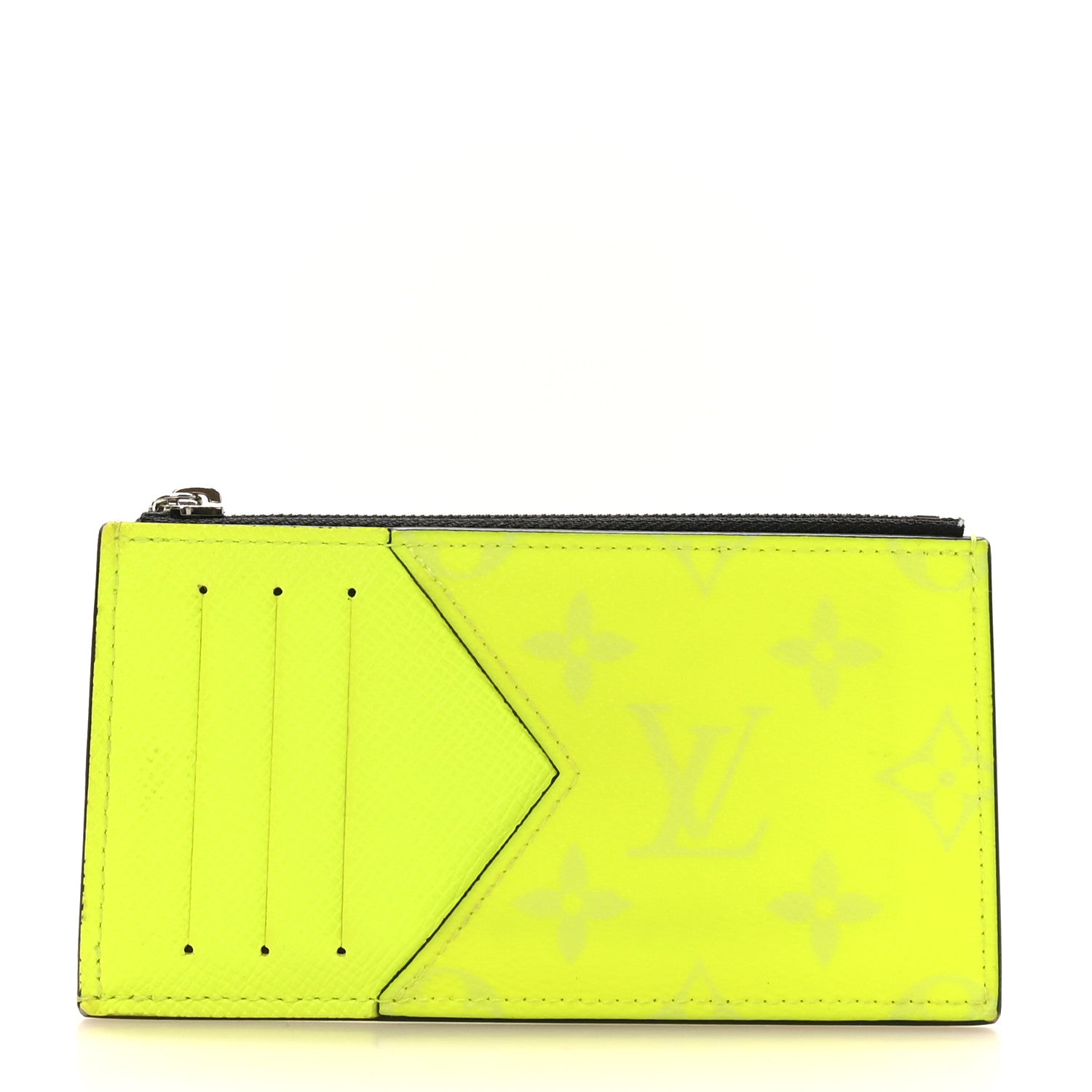 Louis Vuitton Taigarama Coin Card Holder Yellow 1 of 6