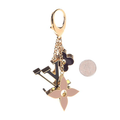 Louis Vuitton Fleur De Monogram Bag Charm Dore 2 of 2