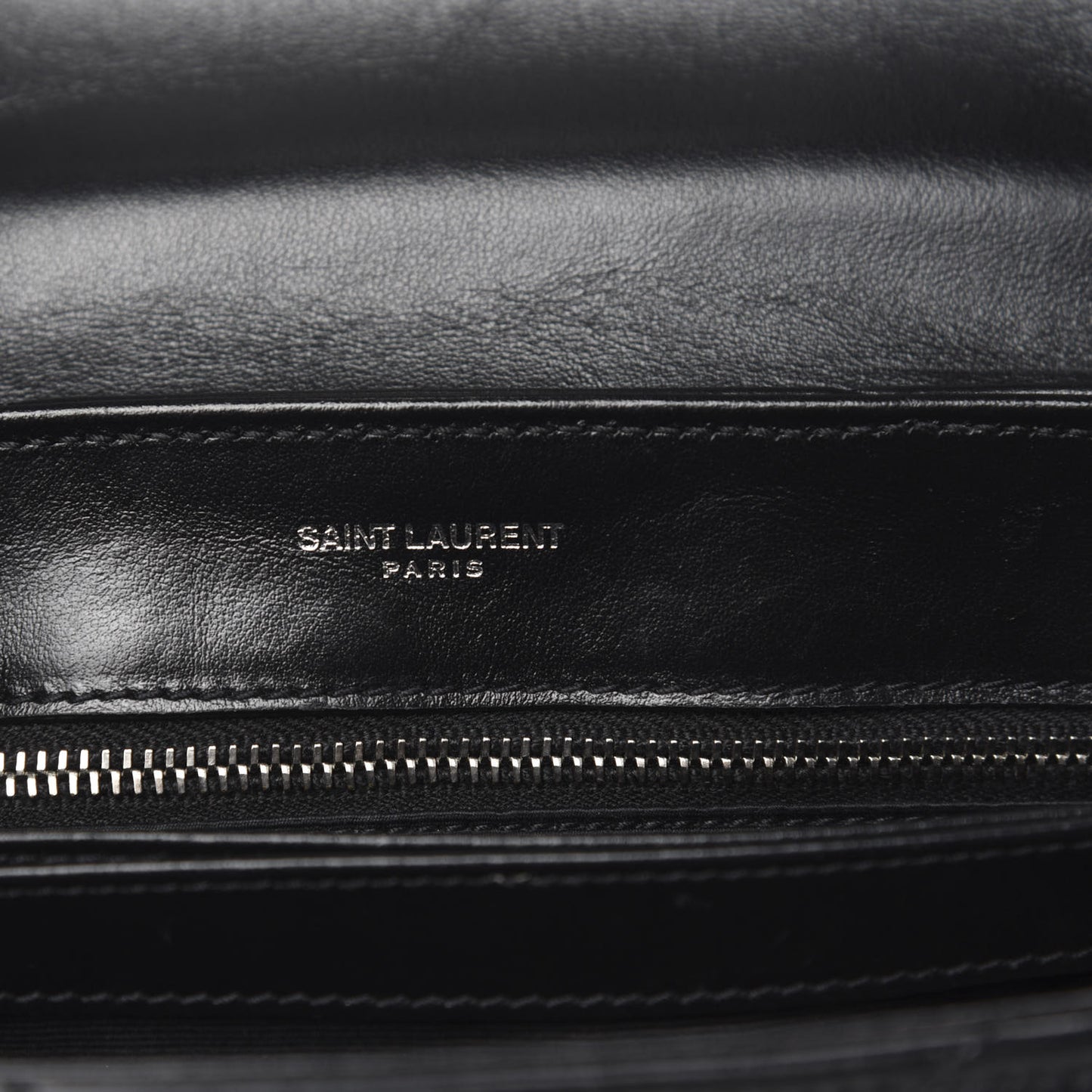 Calfskin Y Quilted Monogram Toy Loulou Crossbody Bag Black