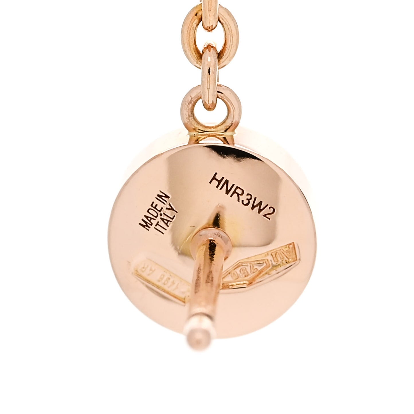 18K Rose Gold Diamond Mother Of Pearl BVLGARI BVLGARI Drop Earrings