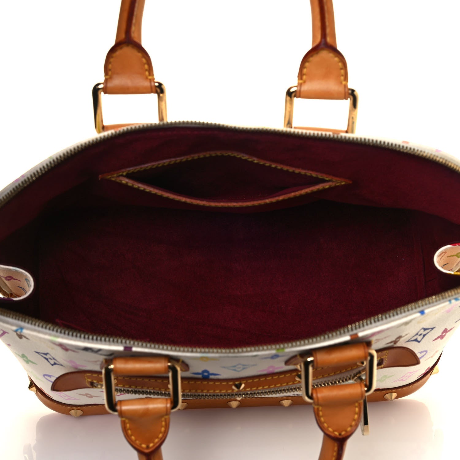 Louis Vuitton Monogram Multicolor Alma White 5 of 14